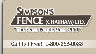 Simpson's Fence (Chatham) Ltd.