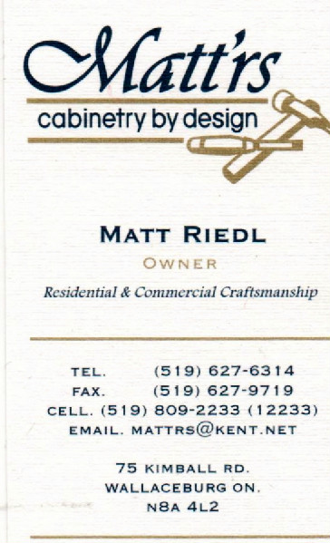 Matt'rs Cabinetry by Design